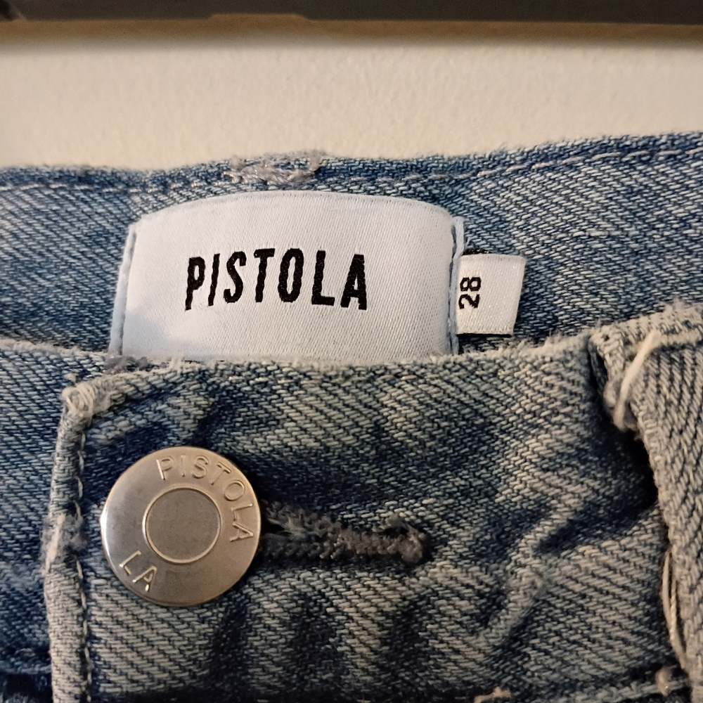PISTOLA Presley High Rise Relaxed Roller in Gifted Size 28 - Picture 5 of 8